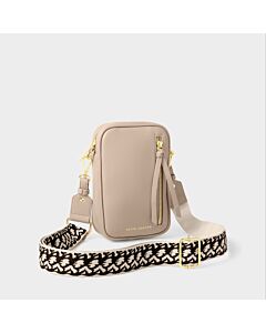 Katie Loxton Hallie Small Crossbody Bag - Light Taupe